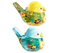 Bird Water Whistle, 2 Pieces Cartoon Funny Water Whistle, Musical Toy, Portable Musical Instrument Toy, For Bath Play Party Favors School