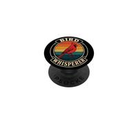 Bird Whisperer Retro Birding Gift PopSockets Adhesive PopGrip