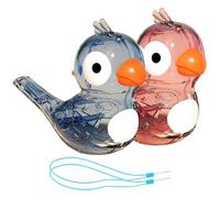 Bird Whistle for - 8.7cm Plastic Toy with Hanging Rope | Funny Musical Sounds Generator | Whistle for Outdoor Games | Garden Game Gift