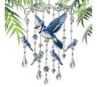 Bird Wind Chime, Decorative Pendant with Deep Sound, Wind Chime with for Patio, Balcony, Garden, as a Birthday Gift, Mother's Day, for Women