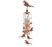 Bird Wind Chimes for Outside - Bird Bells Chimes with S Hook,Music Wind Catcher for Home Room Garden Patio Backyard Porch, Outdoor Decorations