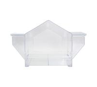 Bird Window Feeder, Clear Acrylic Feeding Station, Squirrel Proof Design, Weather Resistant, Ideal for Macaws, Sparrows, and Outdoor Birds Watching, 13.39 x 8.07 x 4.09 inches