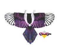 Bird Wings for Children - Owl Costume with Eagle Flight Soft Floating Fabric Halloween Dress - Take a Look at it in eCosplay, Theatre Performances and Creative Games in the Family