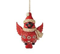 Bird with Hat Hanging Ornament - Heartwood Creek by Jim Shore