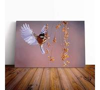 Bird with Spread Wings Canvas Print | Gallery Wrapped 30mm Frame Wall Art | 30x20 inches | Ready to Hang | Modern Animals Picture | Living Room Bedroom Lounge Office