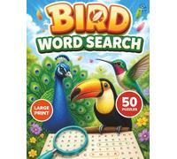 Bird Word Search for Adults: A Relaxing Gift for Bird Lovers - Large Print Puzzles for Stress Relief and Fun (HYV Leisure: Large Print Puzzles for Adults)