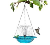 Birdbath Fountain Solar Power Solar Powered Cascading Feeder