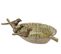 Birdbath - garden sculpture bird bath - antique style - iron