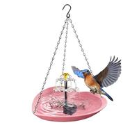 Birdbaths for Outdoors Solar Powered Heart Shape Weather Resistant