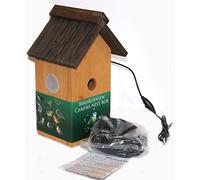 Birdboxview wood nestbox fitted with webcamera. Connects via 5m usb2 cable to pc or laptop up to 6.5m from computer. Lovely wildlife gift for children, Xmas or Fathers Day!