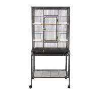 Birdcage 53 Inches Birdcage With Removable Rolling Stand Bird Cages For Parakeets, Parrot, Cockatiel, Pigeon, Flight Cage Decorative Birds Cage