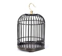 Birdcage Bamboo Bird Carriers Vintage Bird Cage Household Round Birdcages Portable Flight Cage For Outdoor Yard Bird Supplies(Black)