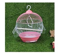birdcage Bird Cage Round Pet Starling Cage Birdcage Durable Breathable Washable Hanging Flight Cage Decorative Pet Products Four Colors Available for birds Finches Parrotlet