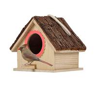 Birdcage, bird cages Wooden Bird House Hanging Birdcages Hummingbird Nest Garden Patio Decorative