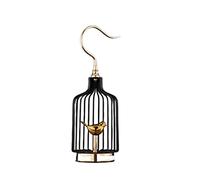 Birdcage Bird Carrier Golden Bird Cage Living Room Decoration Light Luxury Creative Modern Personality Family Study Home Design Decoration Bird Cages For Parakeets(B)