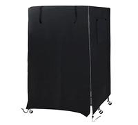 Birdcage Cover Night Sleep Helper with Window Drawstring Waterproof Windshield Dust-proof Breathable Washable Parrot Cage Seed Catcher Durable Heat-resistant Light Blocking for Bird