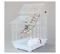 Birdcage Double Top Parrot Cage Breeding Bird Cage Large Pet Toy with Feeder Suitable for Birds and Pigeons Small Parrot Aviary Parrot Bird Cage