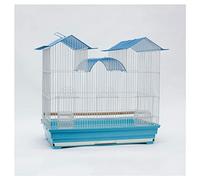 Birdcage Large Castle Bird Cage Home Bird Cage Parrot Bird Cage Suitable For Tiger Skin Black Phoenix Canary Love Bird Parrot Bird Cage(A)