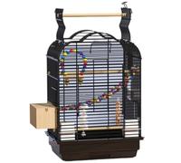 Birdcage Metal Bird Cage Flight Cage With Bottom Tray For Parakeets Lovebirds Ringneck 46x36x81cm
