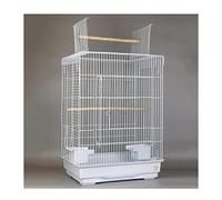 Birdcage Metal Bird Cage Large Bird Cage Rack Universal Bird Carrier Breathable Bird Cage Suitable for Parrot Conure Parrot Bird Cage(B)