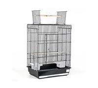 Birdcage Metal Bird Cage Large Bird Cage Rack Universal Bird Carrier Breathable Bird Cage Suitable for Parrot Conure Bird Cages For Parakeets(A)