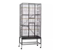 Birdcage Parrot Cage Heavy Duty Bird Cage Large Outdoor Aviary Parrot Macaw Conure Lovebird Pet House Finch Parakeet Cockatiel Birdcages Canaries Cage