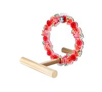 Birdcage Perch Looking Glasses Toy Standing Perch Parrots Lovely Birdcage Entertainment Accessories For Conures Lovebirds Easy Installation