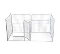 Birdcage Pet Fence Cage Foldable Cage Cage Basket Pet Supplies Isolation Fence White 80 * 80cm Parrot Bird Cage