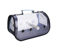 Birdcage Portable Birdcages Clear Pet Bird Carrier Breathable Travel Bird Cage Lightweight Bird House Carrier Decorative Birds Cage(Blue,M)