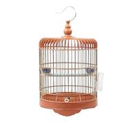 Birdcage Round Bird Cage Birdcages Vintage Bird Carriers Hanging Flight Cage With Feeder For Small Birds Parrot Decorative Birds Cage