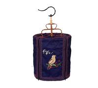 Birdcage， Round Carriers Small Size Birds Flight Hanging Birdcage Retro Cage Abs Flat-top Cages(A3)