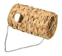 Birdcage Tunnel Grass Hammock Standing Swing Parrot Play Tunnel Perch Cage Accessories for Conua Love Bird Parrot