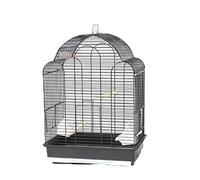 Birdcage， Vintage Birdcages Large Metal Bird House Luxury Cage Wrought Iron Birdcage Outdoor Carrier(Black a)