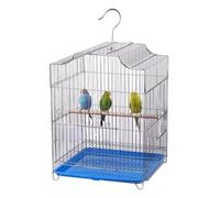 Birdcage Wire Bird Cage Parakeet Birdcage Hanging Bird House With Bird Feeder Waterer And Stand For Budgie Parakeets Lovebirds Decorative Birds Cage