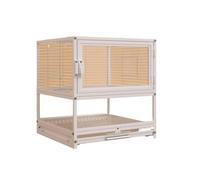 BirdCages Bird Cage Expandable Ports Thickened Horizontal Wires High Baffles Ideal for Parrots Small Birds Durable