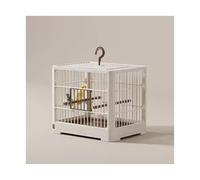 BirdCages Bird Cage Parrot Home Large Breeding Special Portable Take-out Viewing(Bruin)
