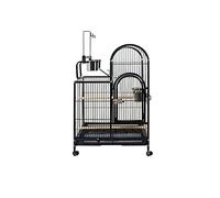Birdcages Bird Cages Fashion Parrot Bird Cage Tiger Skin Basalt Cage Large Parrot Breeding Cage For Breeding Flock Birds Parrot Canary Parrot Parakeet Cage (A)