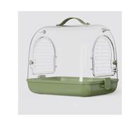 BirdCages Highly Transparent Acrylic Ornamental Cage Parrot Outing Outdoor Portable Bird(A)