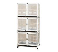 Birdcages Luxury Parrot Villa Spacious Large Bird Cage Home for Happy Birds Perfect Parakeet Nesting House