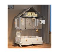 Birdcages Luxury Parrot Villa Spacious Large Bird Cage Home for Happy Birds Perfect Parakeet Nesting House