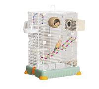 Birdcages Luxury Parrot Villa Spacious Large Bird Cage Home for Happy Birds Perfect Parakeet Nesting House