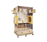 Birdcages Luxury Parrot Villa Spacious Large Bird Cage Home for Happy Birds Perfect Parakeet Nesting House
