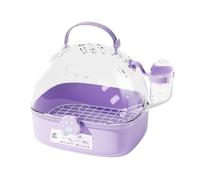 BirdCages Mini Birdcage Portable Handheld Cage for Outdoor Use Breathable Lightweight Small Birds Parrots(Purple)