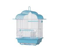 Birdcages Parrot Bird Cage Small Bird Special Bird Cage Home Large Ecological Villa Flight cage(Blue,Big)