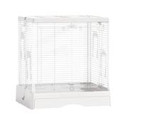 BirdCages Parrot Bird Cage Viewing Large Horizontal Silk Villa Stackable and Expandable