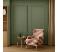 Birdeco Polystyrene Wall Molding Kit, Ready to Assemble, All Edges Pre-Cut, Factory Primed, White, Contemporary Elegant Style, 2 Top 2 Bottom Frames P-1