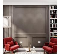 Birdeco Wall molding kit, pre-Cut, Glue Install, Ready to Assemble for DIY Lovers | 1 Top 2 Bottom