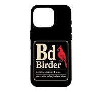 Birder Element Bd Atomic Mass 4am Reacts With Coffee Case for iPhone 16 Pro