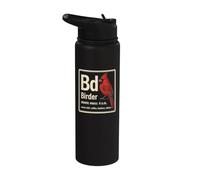 Birder Element Bd Atomic Mass 4am Reacts with Coffee Stainless Steel Insulated Water Bottle