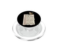 Birder's To-Do List Wake At 4 A.M. Forget Breakfast PopSockets PopGrip for MagSafe